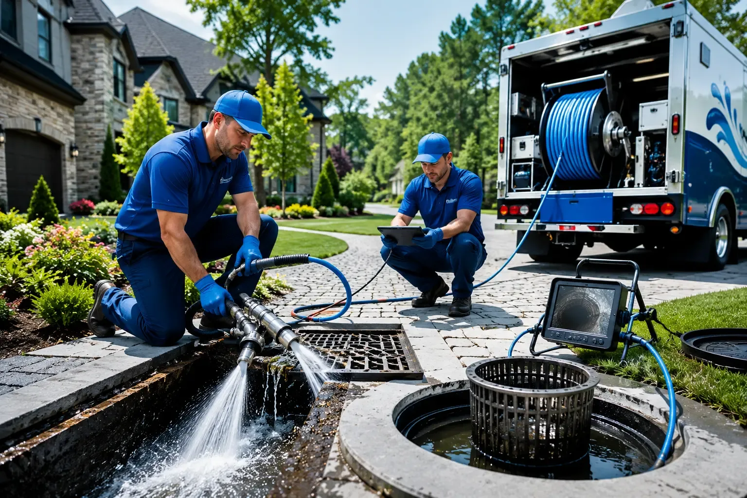Local outdoor drain cleaning professionals in Sandy Ridge, NC
